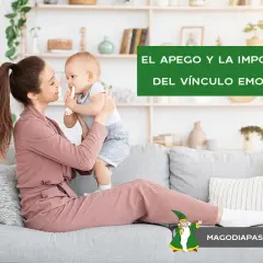 Madre e hijo jugando, creando una fuerte conexión emocional. El apego y la importancia del vínculo emocional.