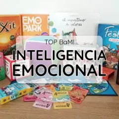 Juegos de mesa para fomentar la inteligencia emocional infantil. Variedad de títulos como Dixit, Emo Park y Feelinks.