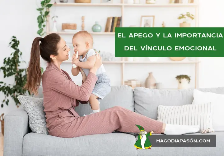 Madre e hijo jugando, creando una fuerte conexión emocional. El apego y la importancia del vínculo emocional.