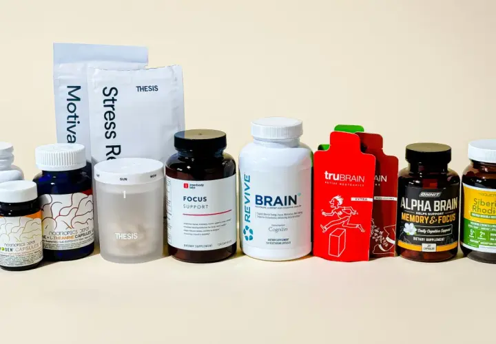 Suplementos para el casillero mental: Saffron, Focus Support, Brain, Alpha Brain y Siberian Rhodiola.