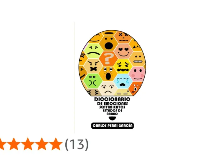 Un círculo con muchas caras de emojis que representan un diccionario de emociones.