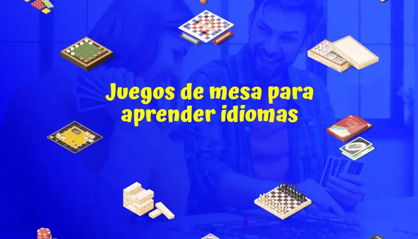 Juegos de mesa para aprender idiomas: ajedrez, cartas, dominó, bingo y más. Un juego inglés puede ser una forma divertida de practicar.