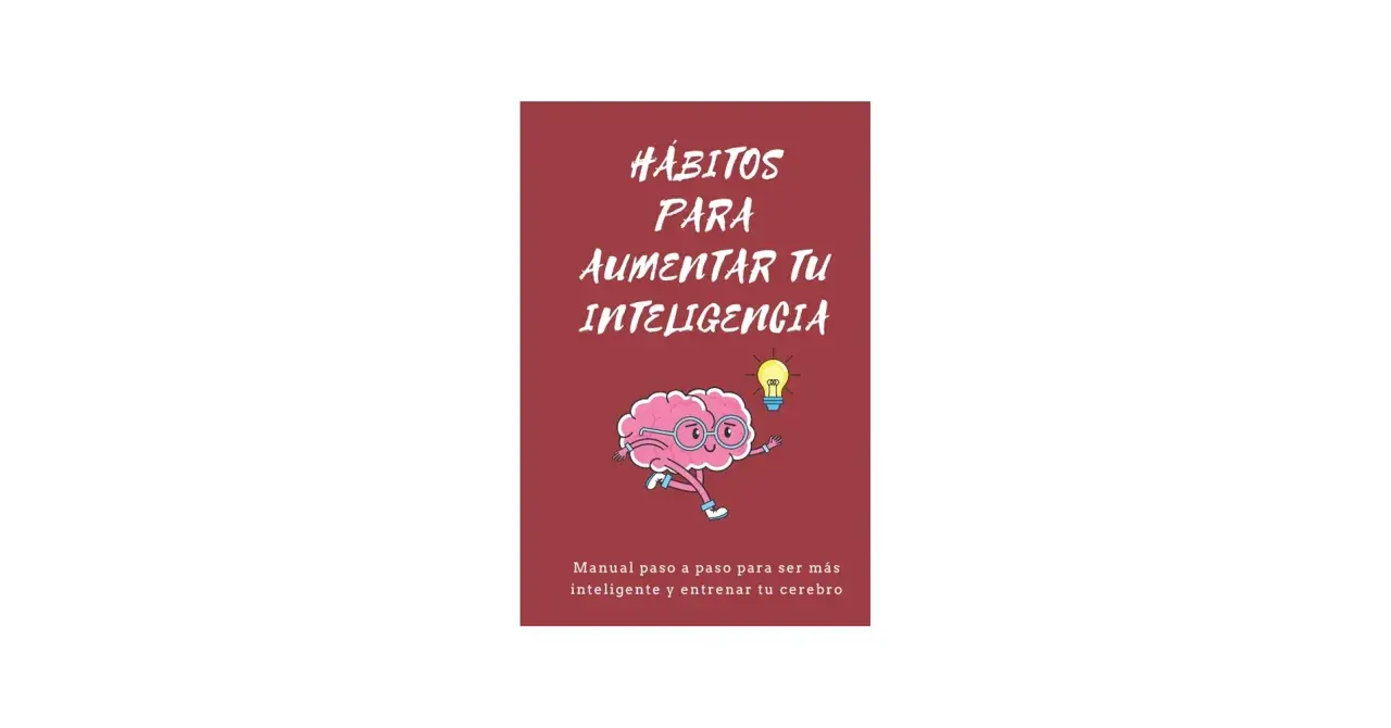 Manual para aumentar tu inteligencia. Un cerebro con gafas corre hacia una bombilla, aprendiendo como ser mas inteligente.