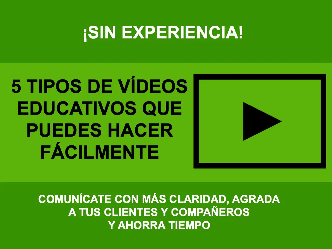 ¡Crea videos educativos para niños de 10 a 12 años sin experiencia! Aprende 5 tipos de videos fáciles de hacer.