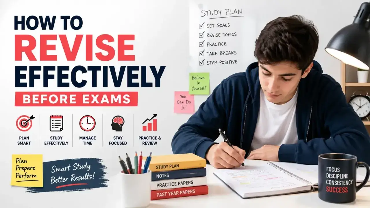 Joven concentrado aplicando estrategias de motivaci&oacute;n para estudiar eficazmente antes de los ex&aacute;menes.